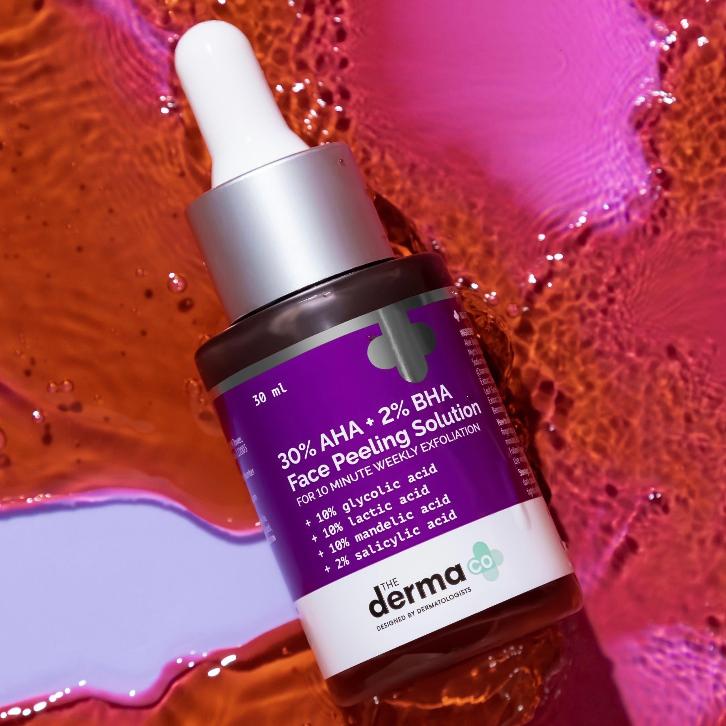 Derma Co 30% AHA + 2% BHA Peeling Solution - 30ml