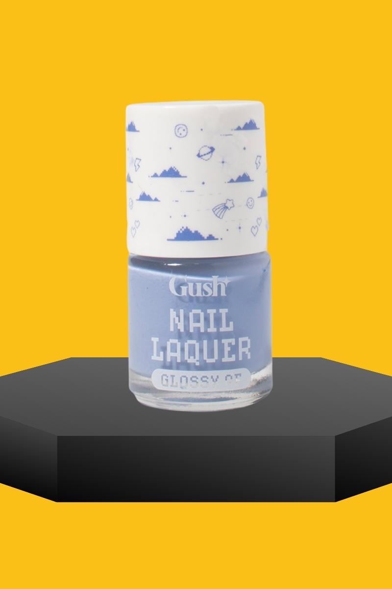 Gush Beauty Berry Fro Yo Light Blue Nail Lacquer