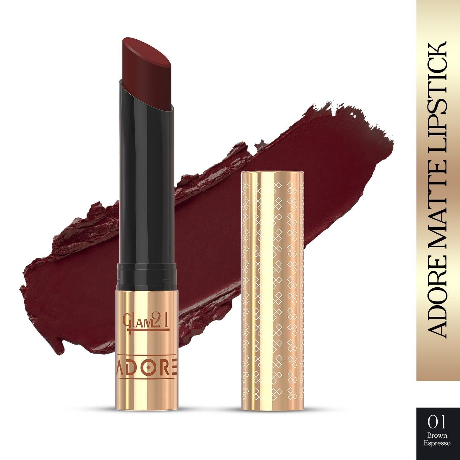 Glam21 Adore Lipstick - Brown Espresso