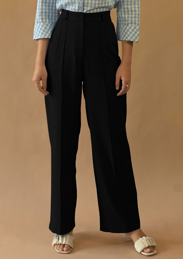 Studio OJS Black Parallel Trousers