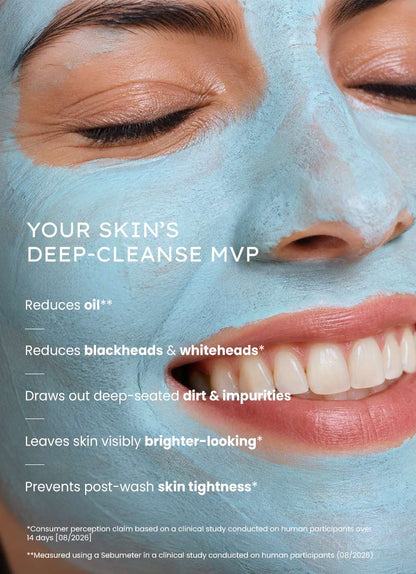 Hyphen Triple clay pore detox & brightening face mask - 50 gm