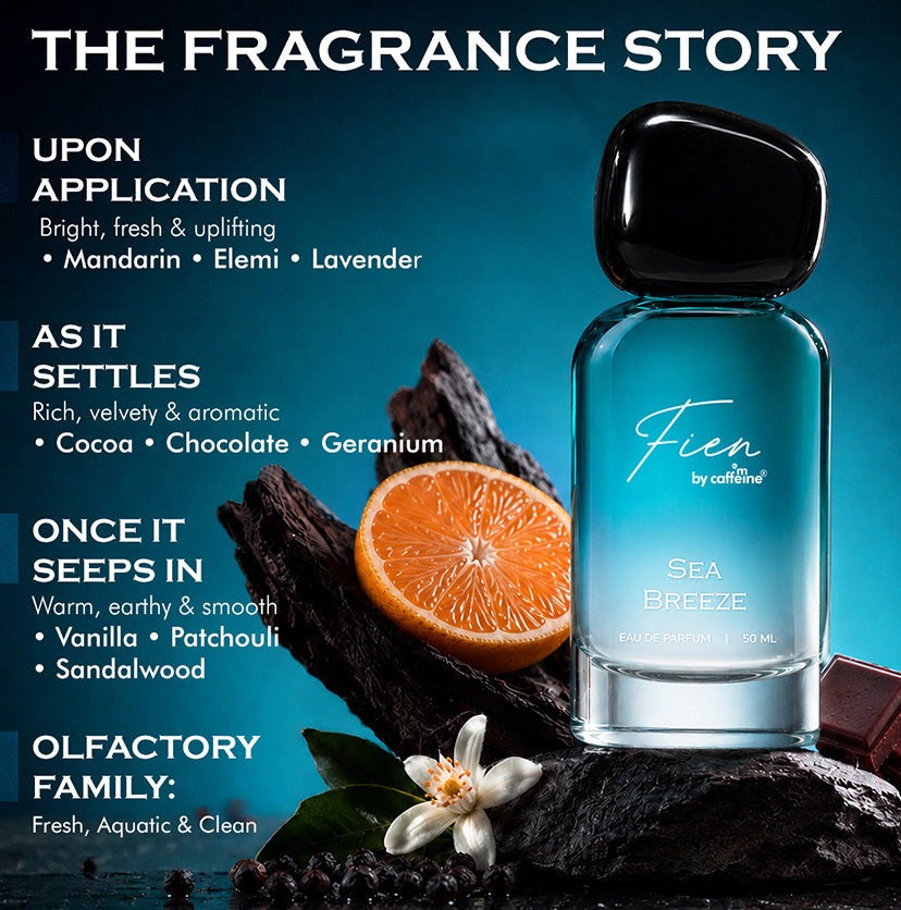 mCaffeine Sea Breeze Unisex Perfume - 50 ml