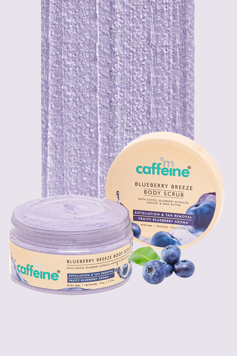 mCaffeine Blueberry Breeze Scrub - 175g
