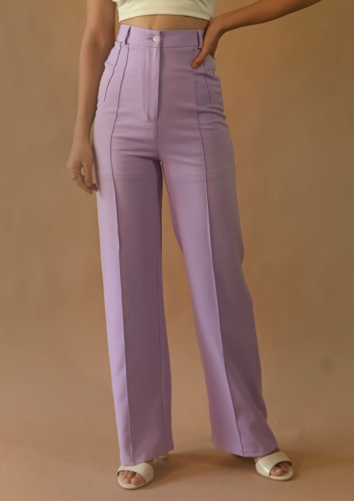 Studio OJS Lavender Parallel Trousers