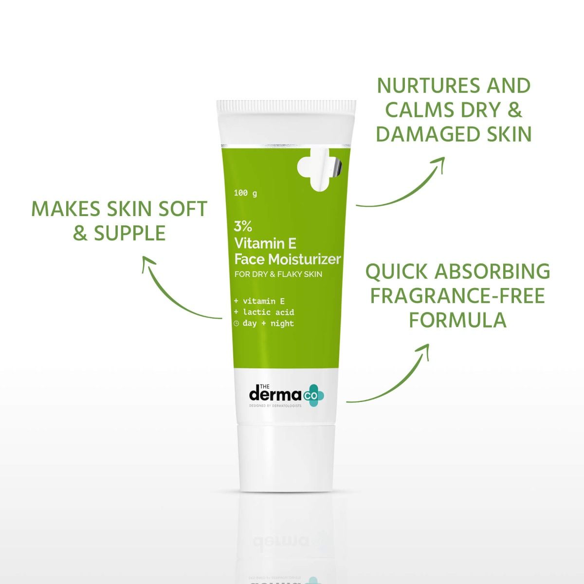 Derma Co 3% Vitamin E Face Moisturizer With Vitamin E & Lactic Acid