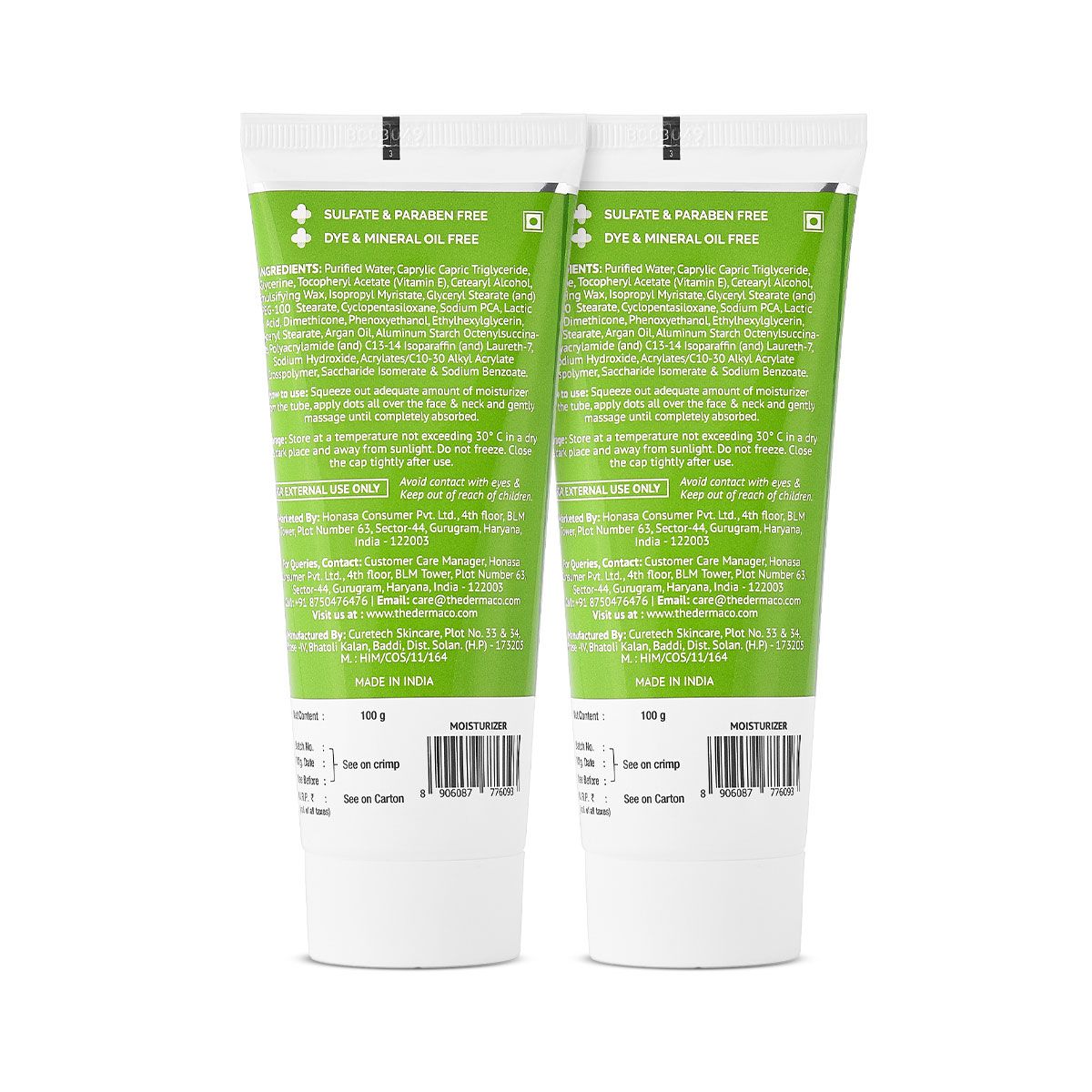 Derma Co 3% Vitamin E Face Moisturizer With Vitamin E & Lactic Acid