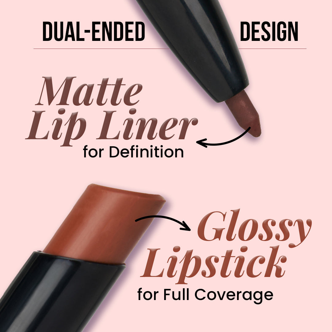 Staze Twin Flame 2in1 Lipstick + Lip Liner