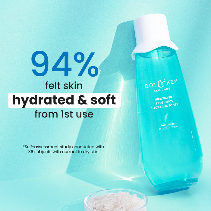 Dot & Key Blueberry Hydrate Barrier Repair Rice Water Toner - 150ml
