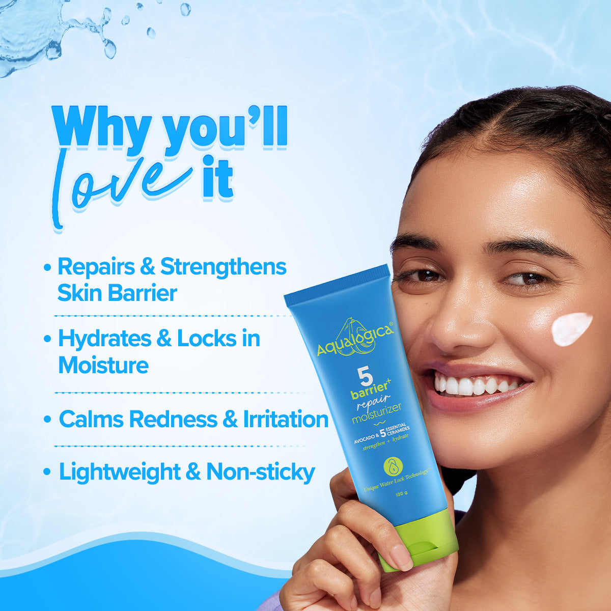 Aqualogica Barrier+ Repair Moisturizer
