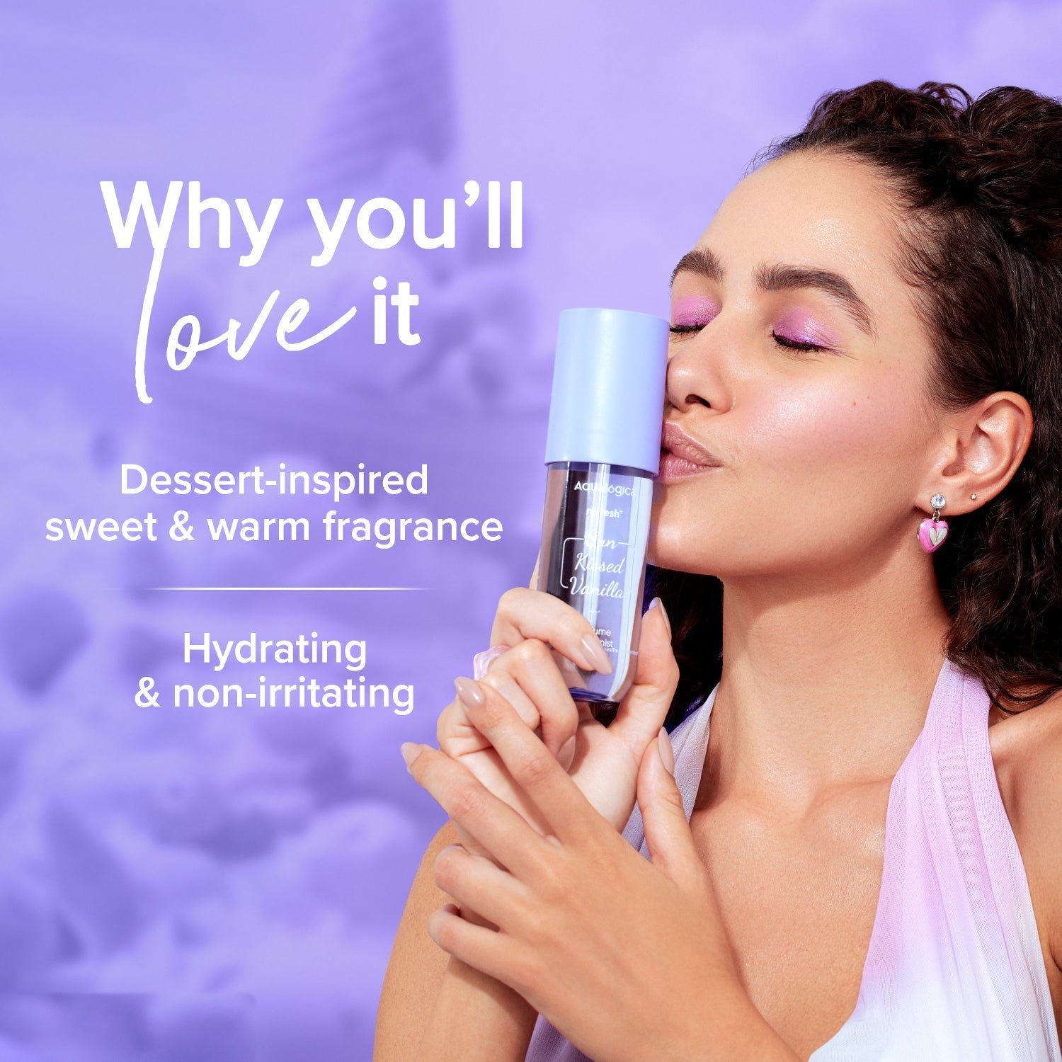 Aqualogica Refresh+ Sun Kissed Vanilla Perfume Body Mist