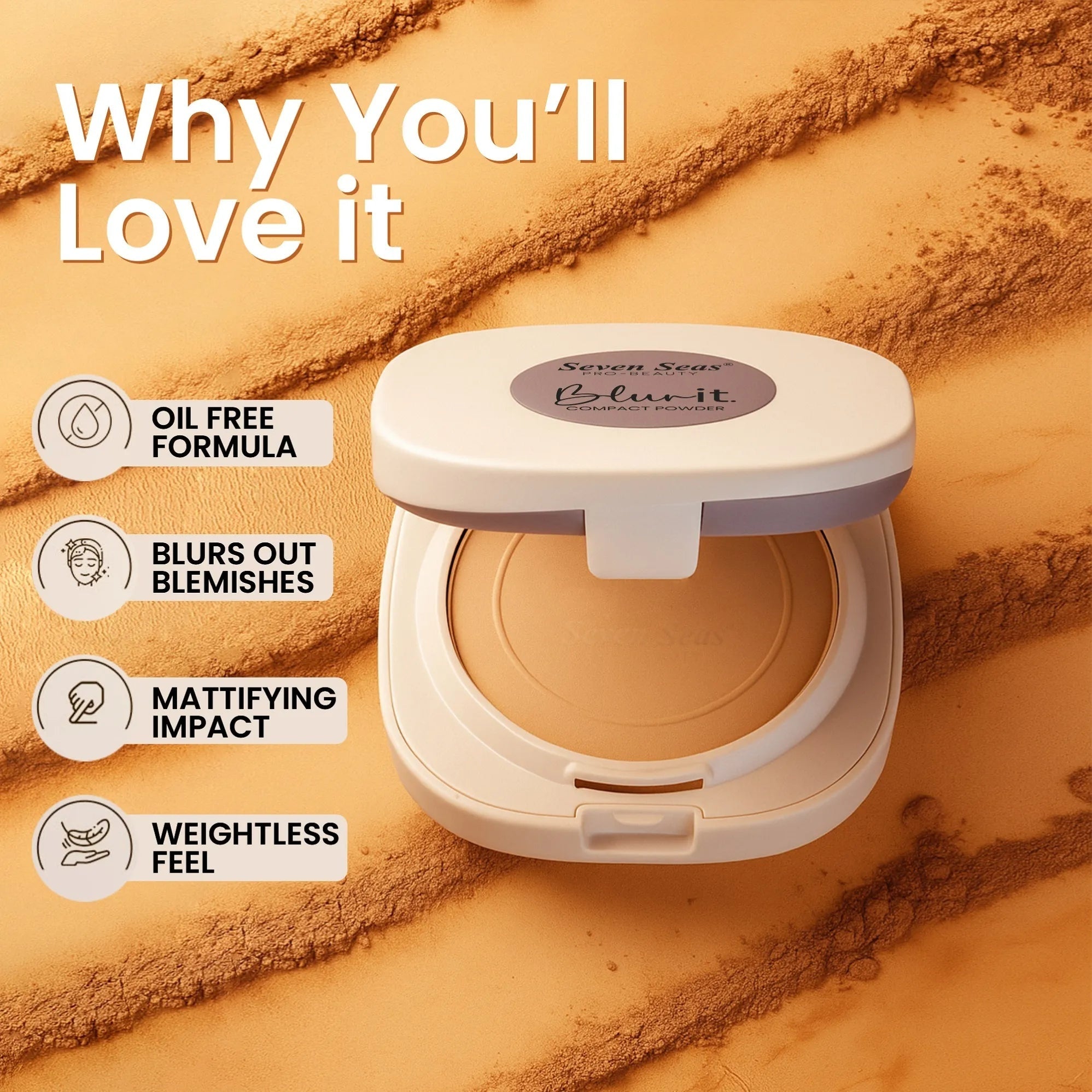 Seven Seas Honey - Blur It Compact Powder
