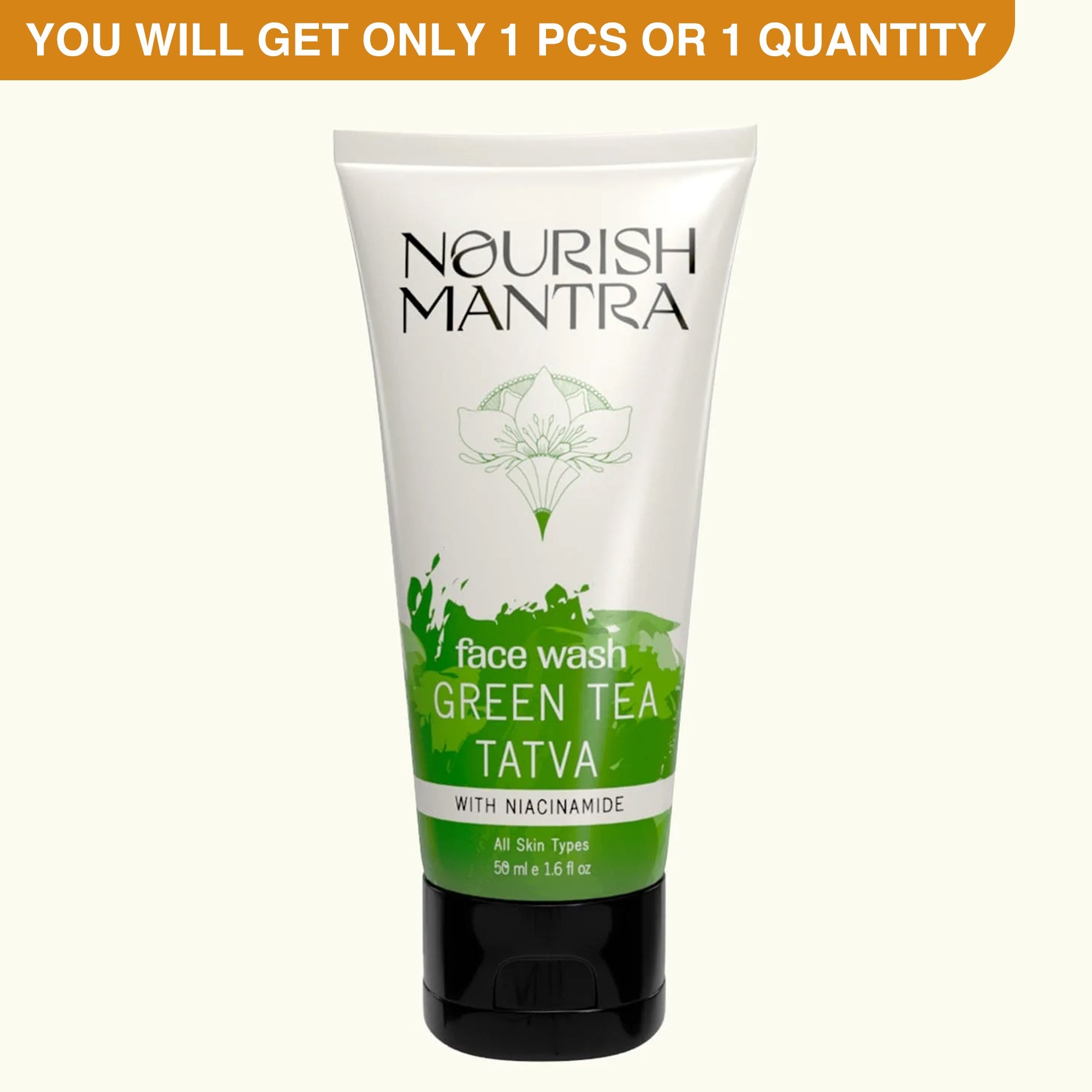 Nourish Mantra Green Tea Face Wash - 50ml