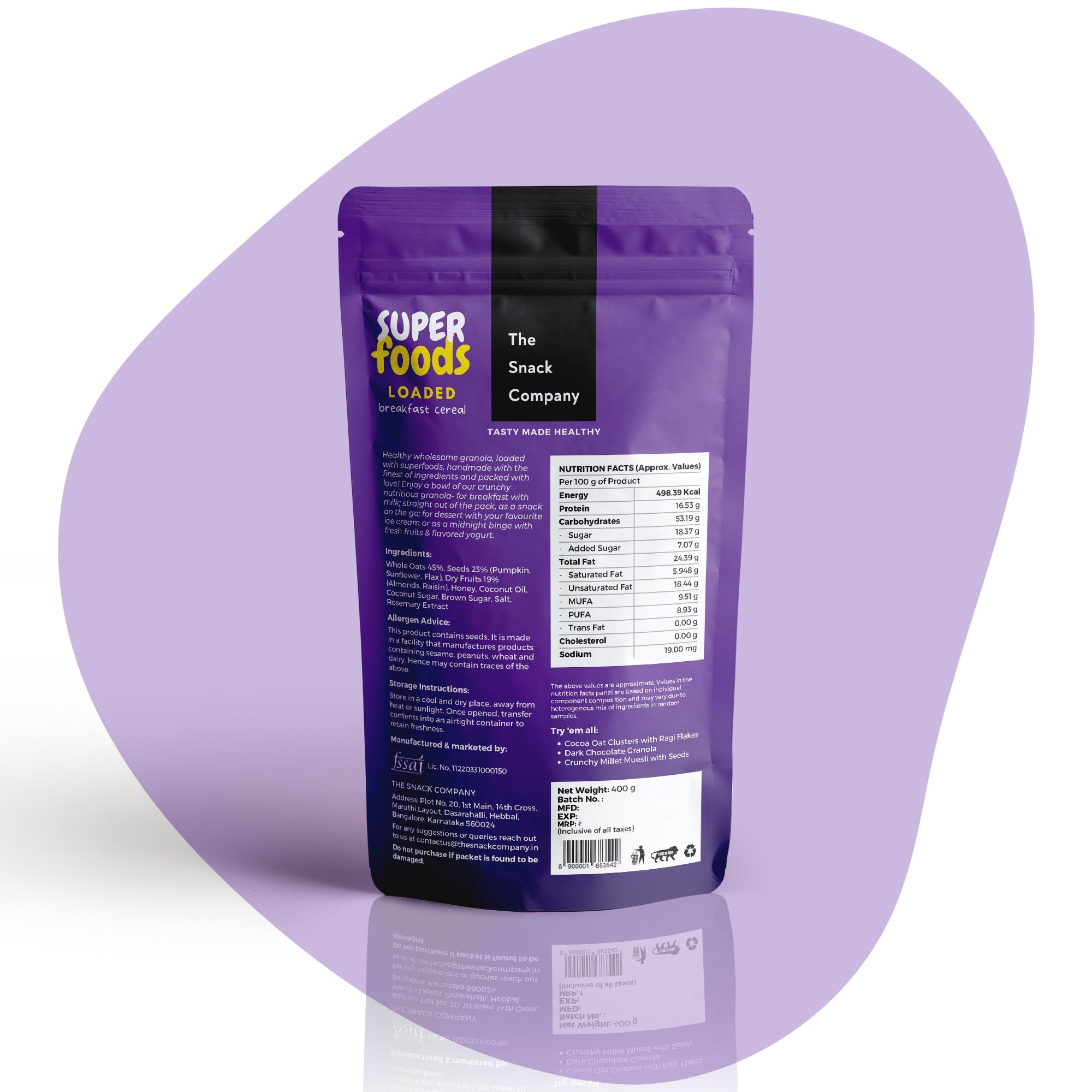 The Snack Company Nutty Loaded Granola