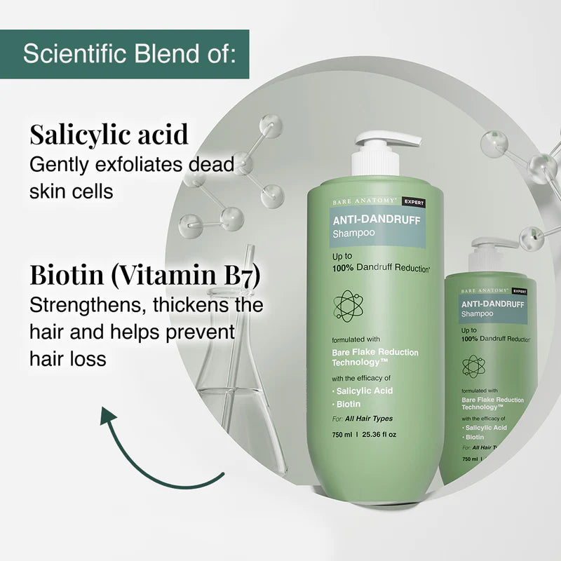 Bare Anatomy Anti Dandruff Shampoo - 750ml