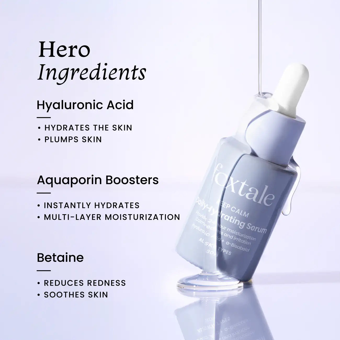 Foxtale Hyaluronic Acid Serum