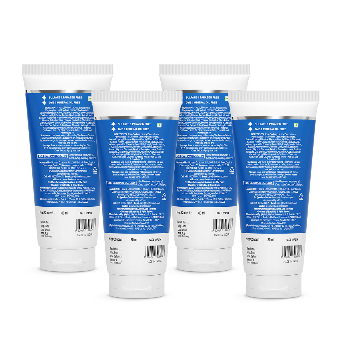 Derma Co 2% Sali-Cinamide Anti-Acne Face Wash