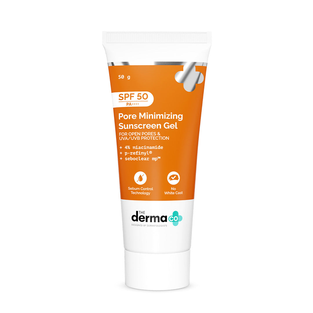 Derma Co Pore Minimizing Sunscreen Gel SPF 50 PA+++