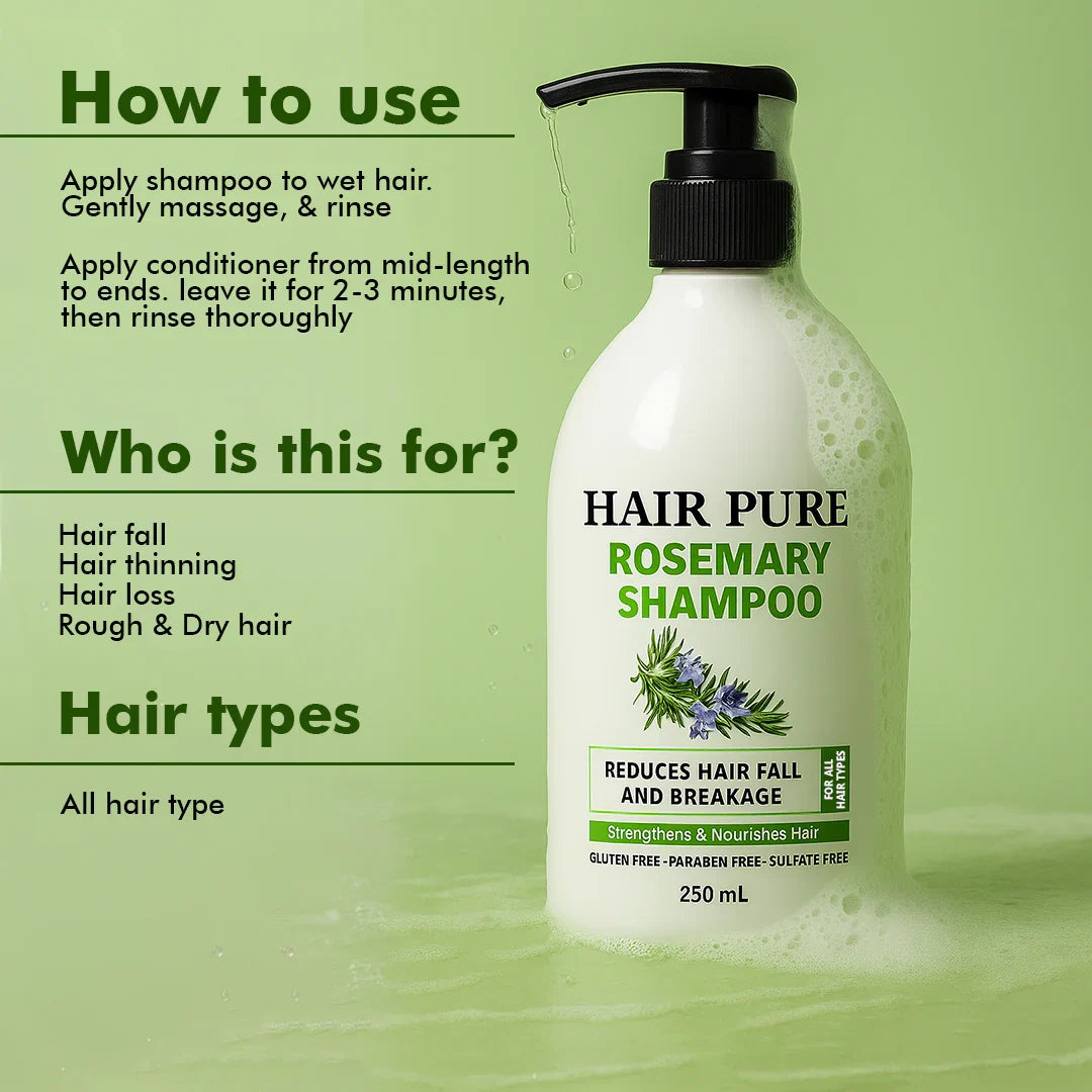 Redifyn Hair Pure Rosemary Shampoo - 250ml