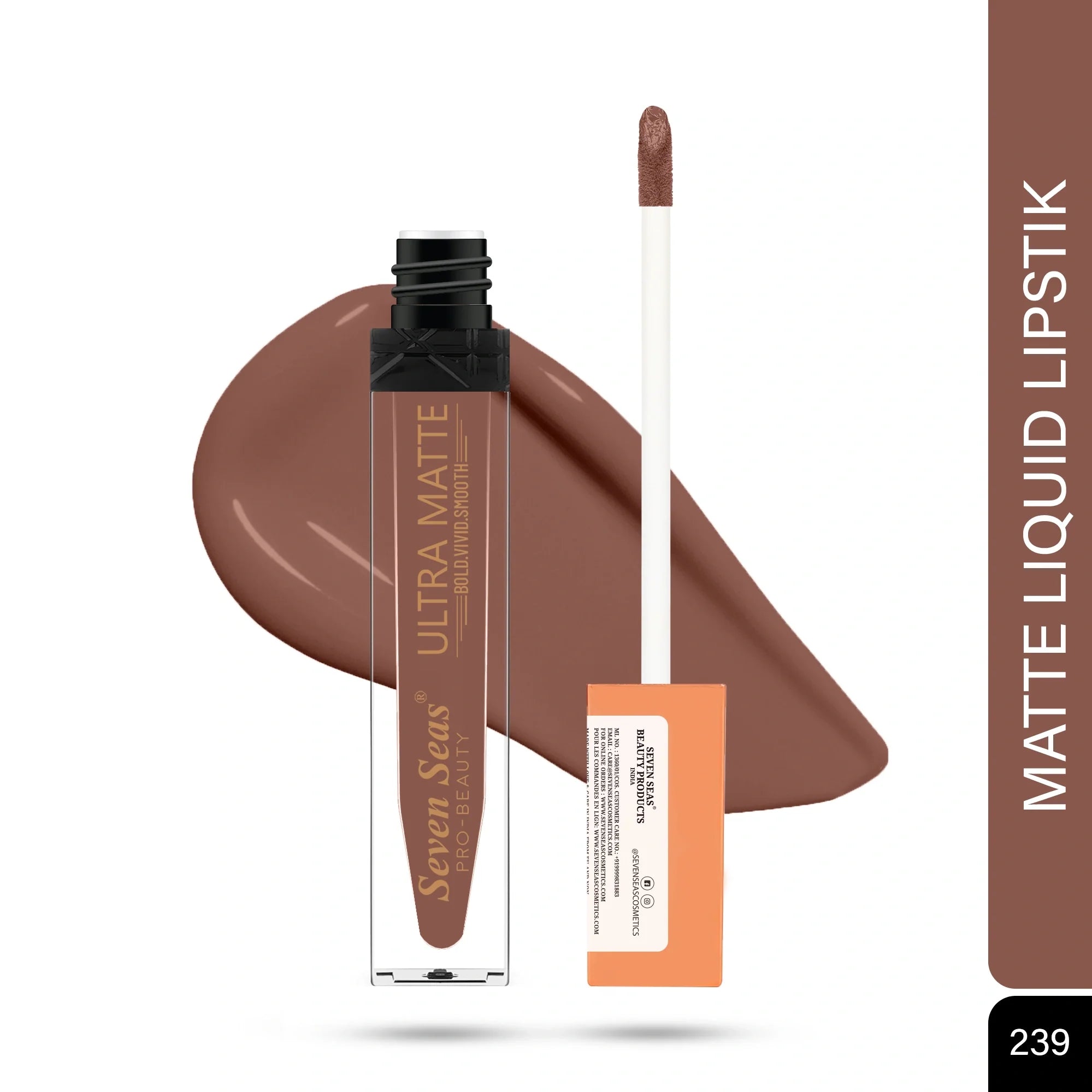 Seven Seas Shade-239 - Ultra Matte Liquid Lipstick