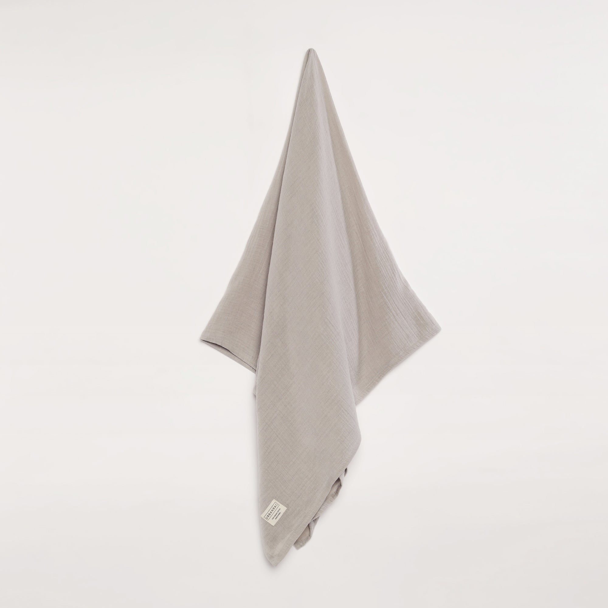 Urbanrac GOTS Certified Organic Cotton Baby Swaddle - Gray