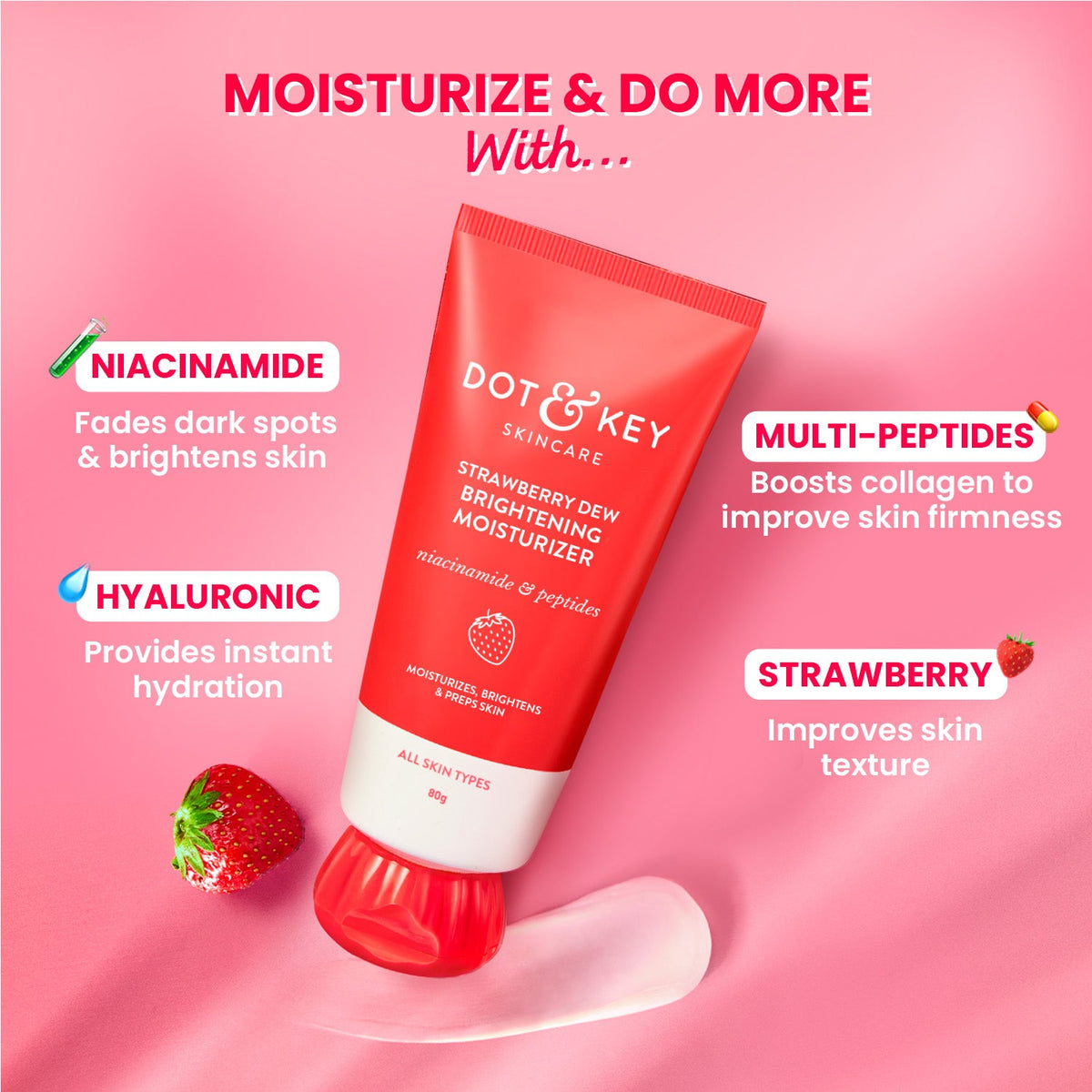 Dot & Key Strawberry Dew Do-It-All Moisturizer - 80gm
