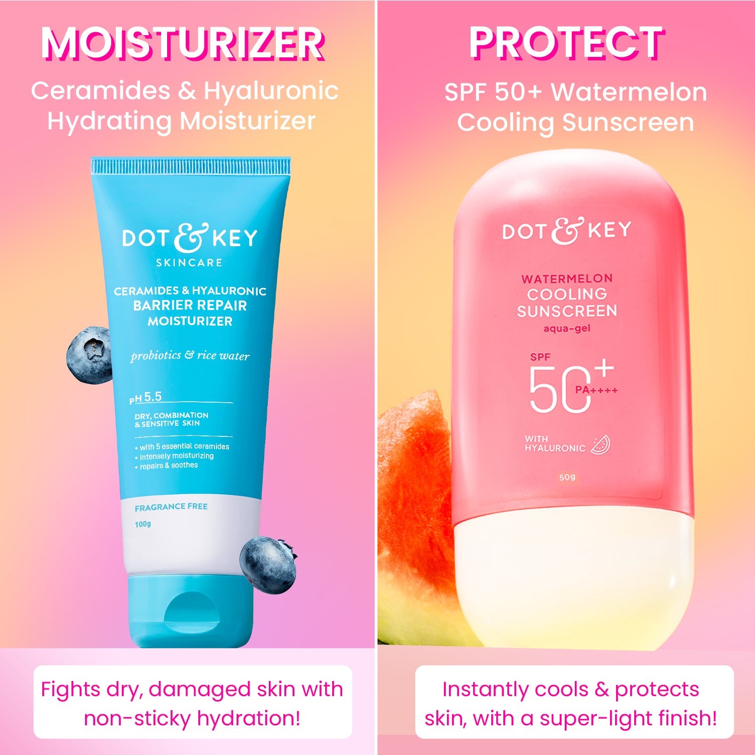 Dot & Key Hydrate & Cool Daily Duo - 255g