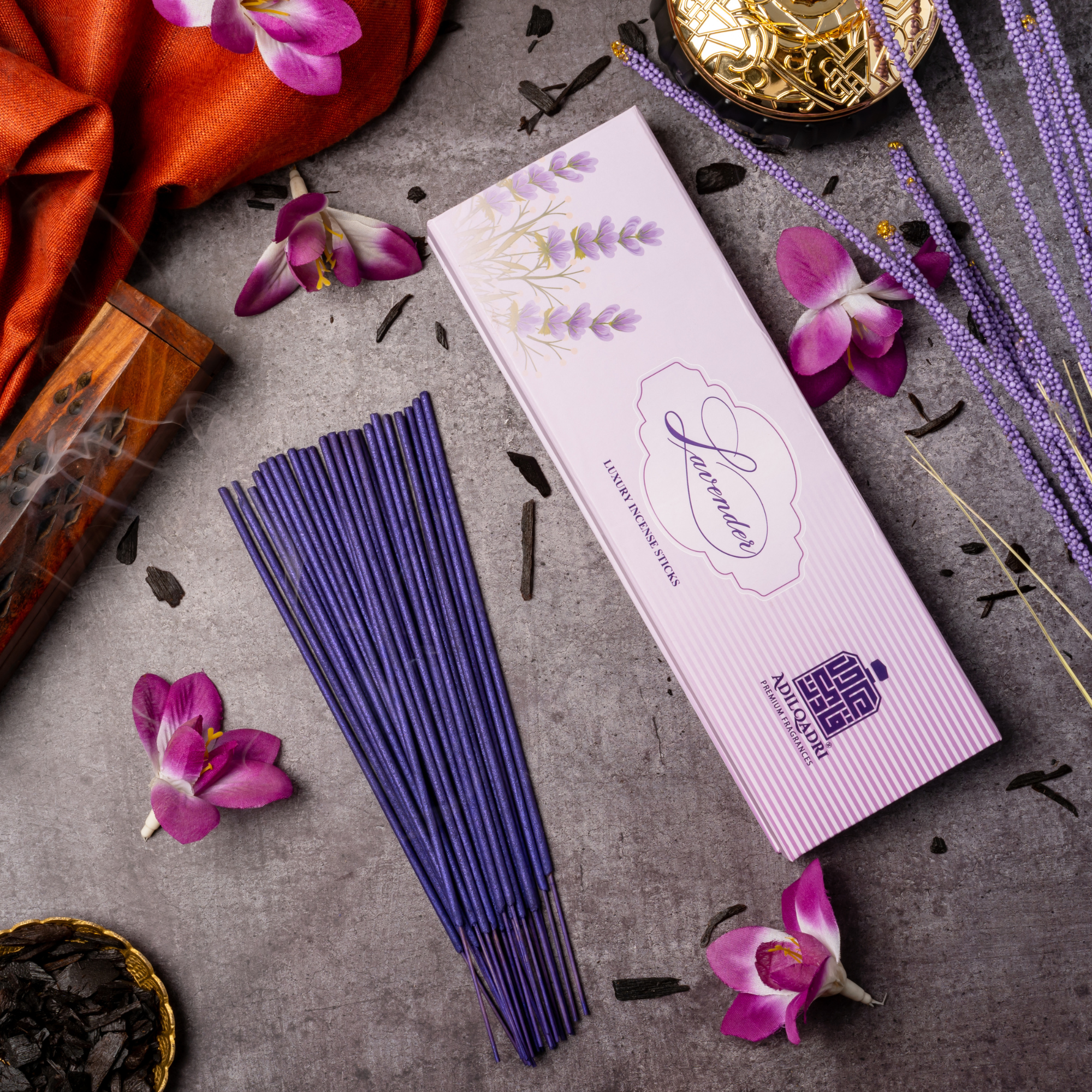 AdilQadri Lavender Premium Quality Agarbatti (100 gms)