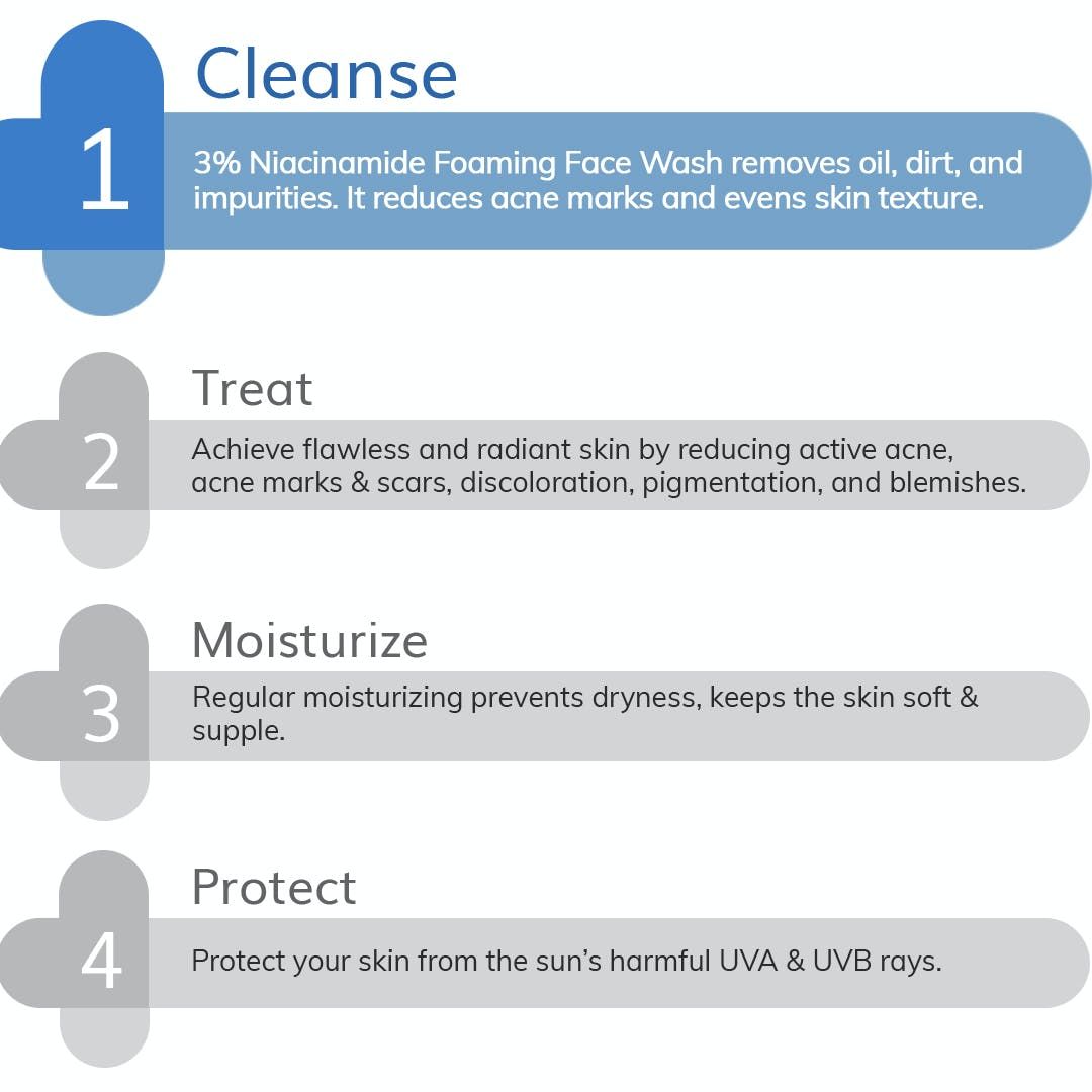 Derma Co 3% Niacinamide Foaming Face Wash - 100ml