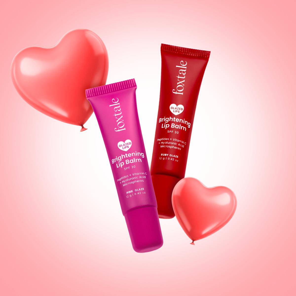 Foxtale Brightening Lip Balm - Kit of 2 (Pink + Ruby Glaze)
