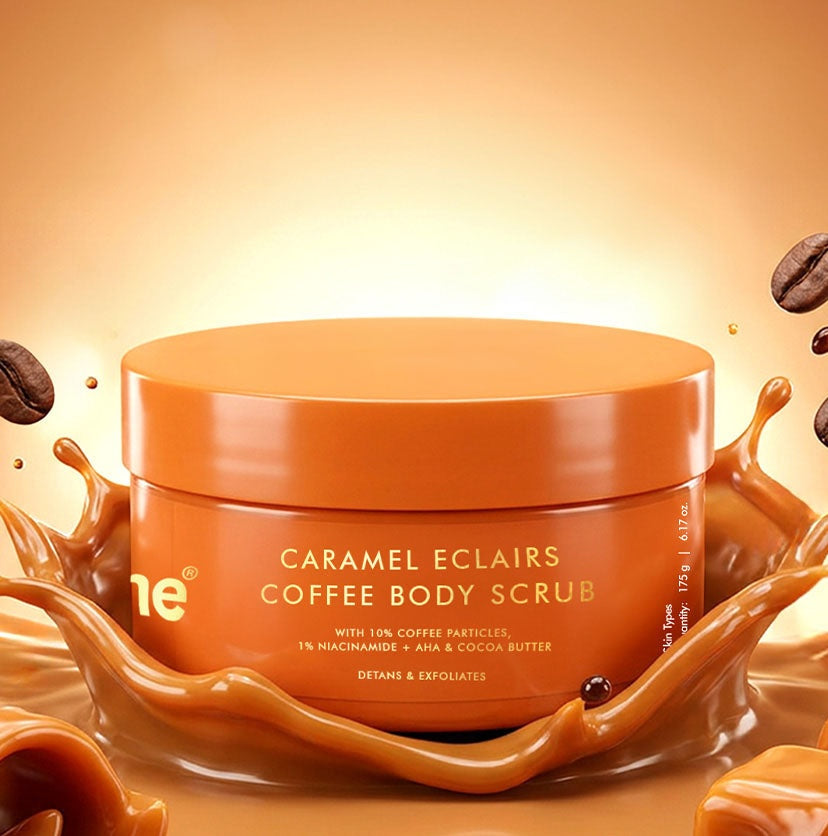 mCaffeine Caramel Eclairs Coffee Body Scrub - 175 g