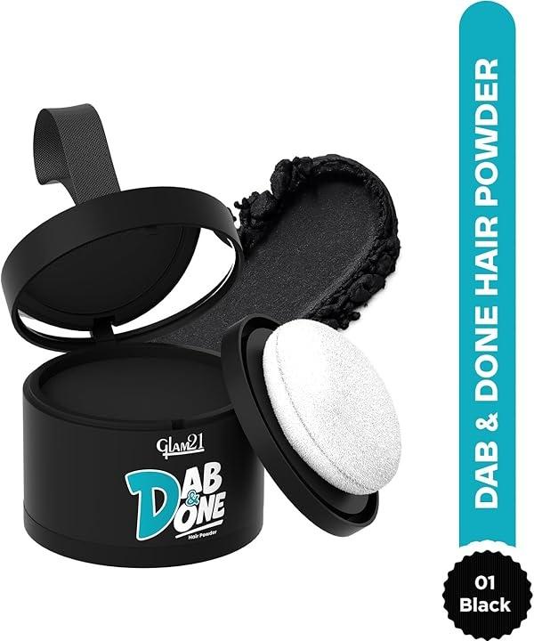 Glam21 Dab & Done Hair Powder (Black)