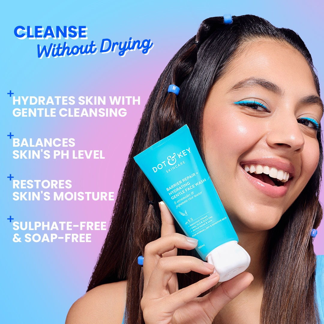 Dot & Key Barrier Repair Gentle Hydrating Face Wash - 100ml