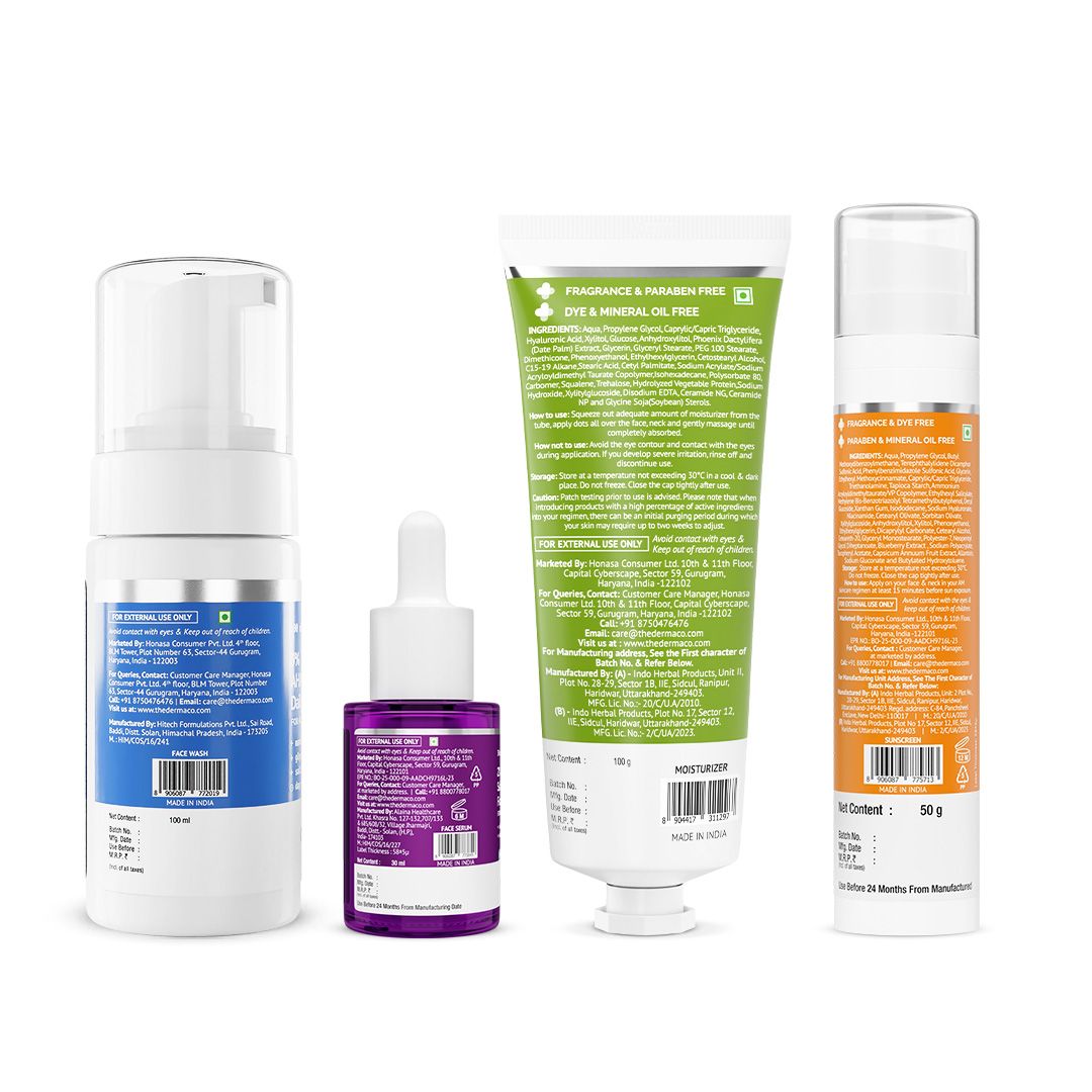 Derma Co 4-Step Combination Skin Kit