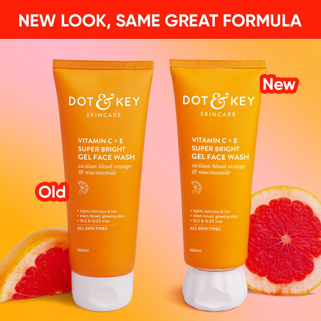 Dot & Key Vitamin C + E Super Bright Gel Facewash - 100ml