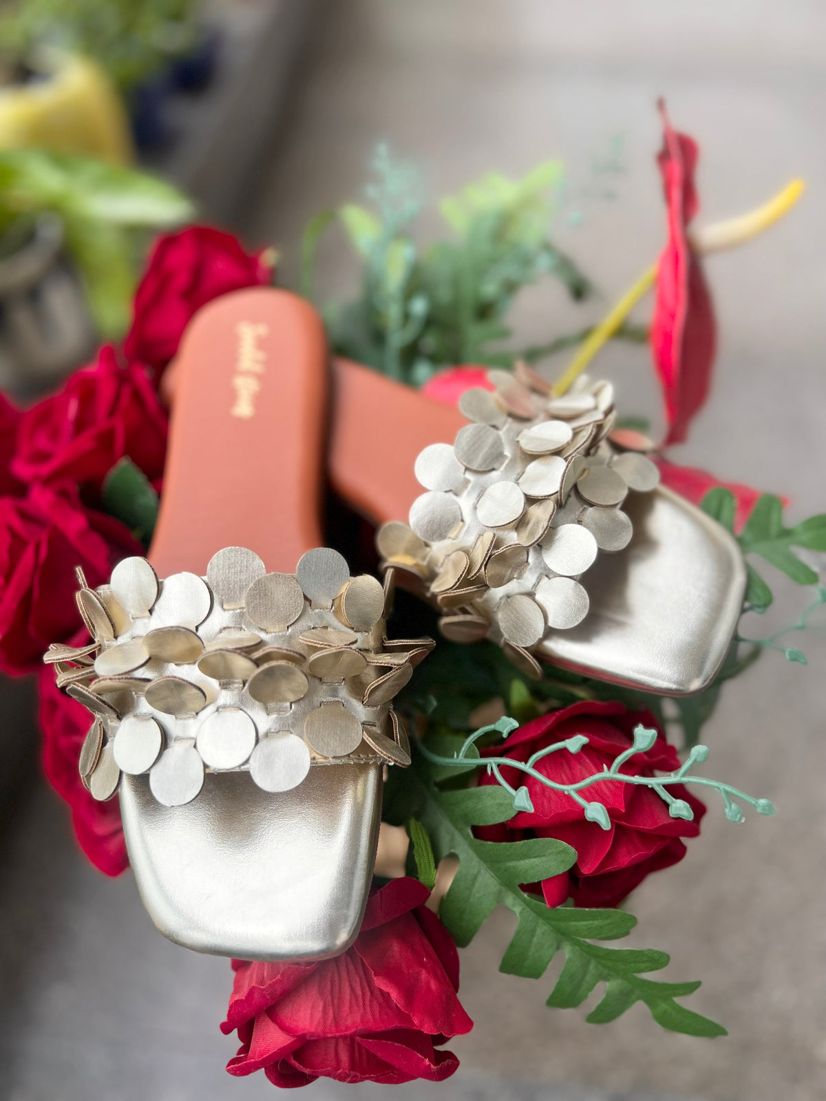 Sandal Stories Classy Champagne Gold Flats