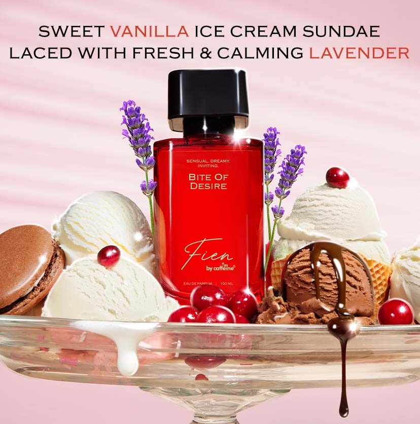 mCaffeine Fien Bite of Desire Perfume for Women- Vanilla & Lavender