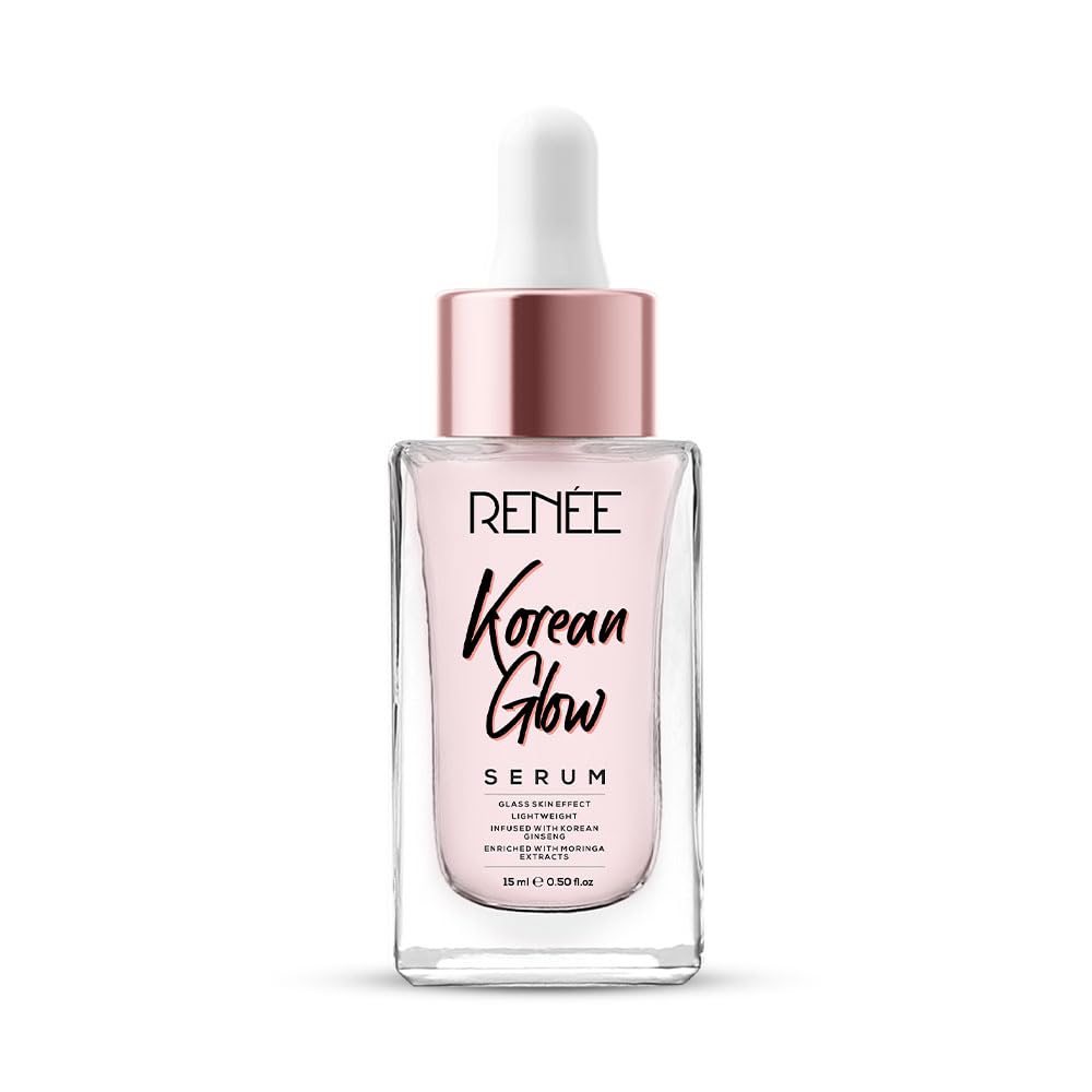 RENEE Korean Glow Serum 15ml, Lightweight, Non Greasy, Hydrates, Plump-up the Skin With Glassy-dewy Shine & Maintain Its Youthful Glow