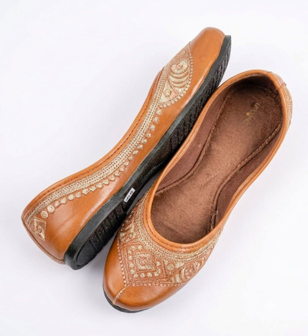 Dhajcraft Brown Office-wear Jutti - Hand wash