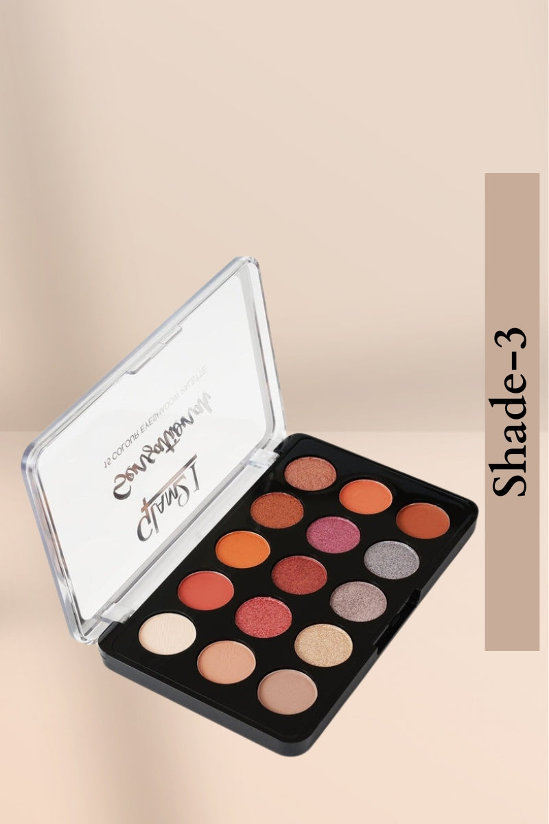 Glam21 Shade-3 Sensational 15 Colour Eyeshadow Palette