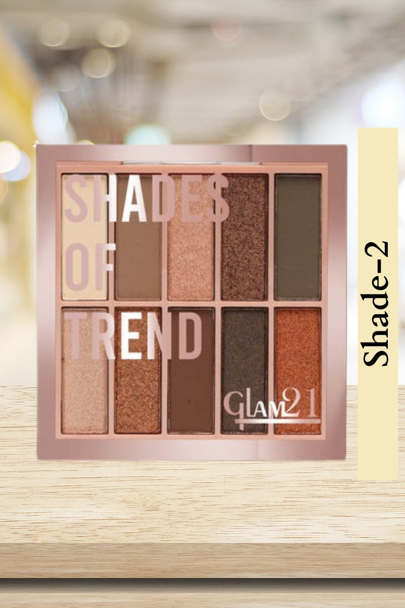 Glam21 Shade-2 Shades Of Trend Eyeshadow Palette