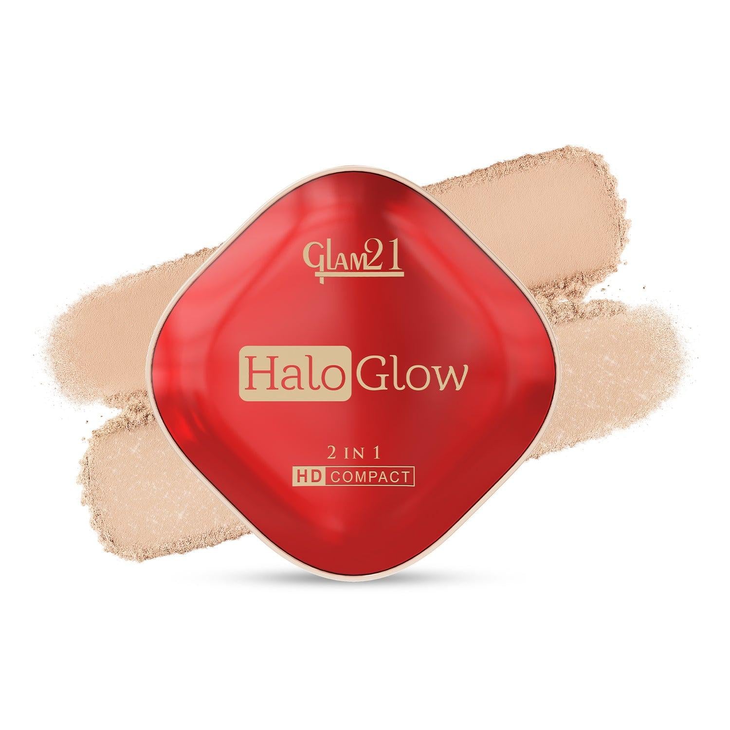 Glam21 Ivory - Halo Glow 2 In 1 Hd Compact