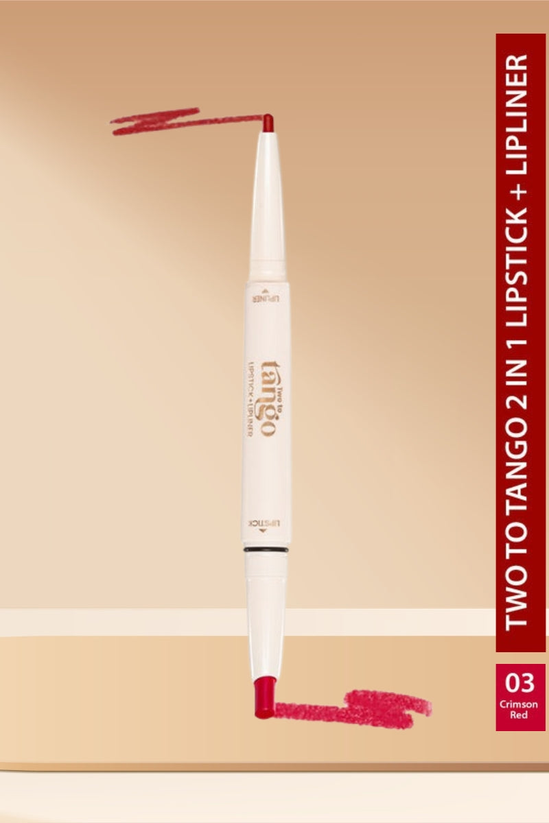 Glam21 Crimson Red - Two To Tango Lip Liner & Lipstick Duo