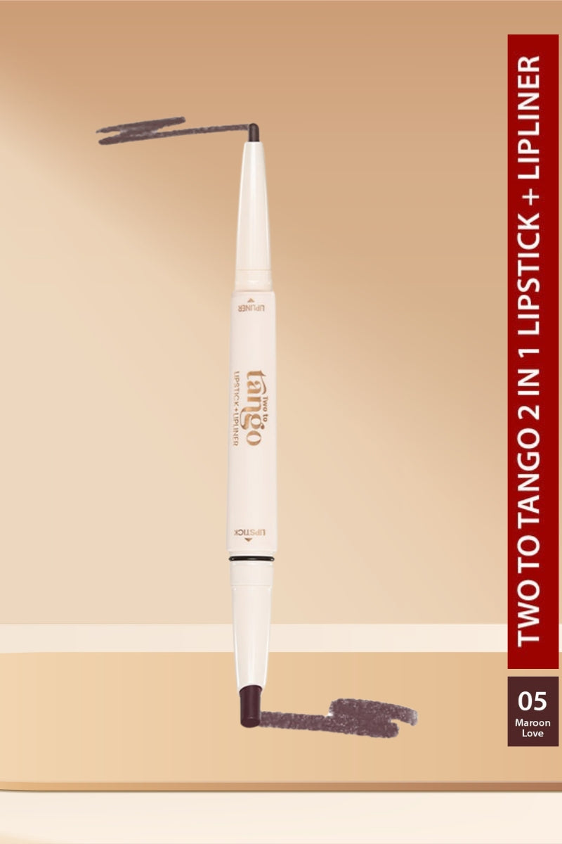 Glam21 Maroon Love - Two To Tango Lip Liner & Lipstick Duo