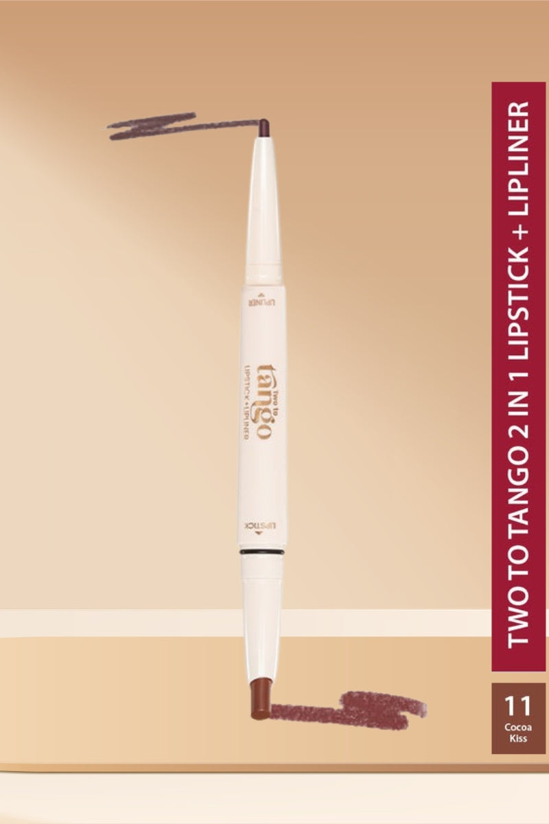 Glam21 Cocoa kiss - Two To Tango Lip Liner & Lipstick Duo