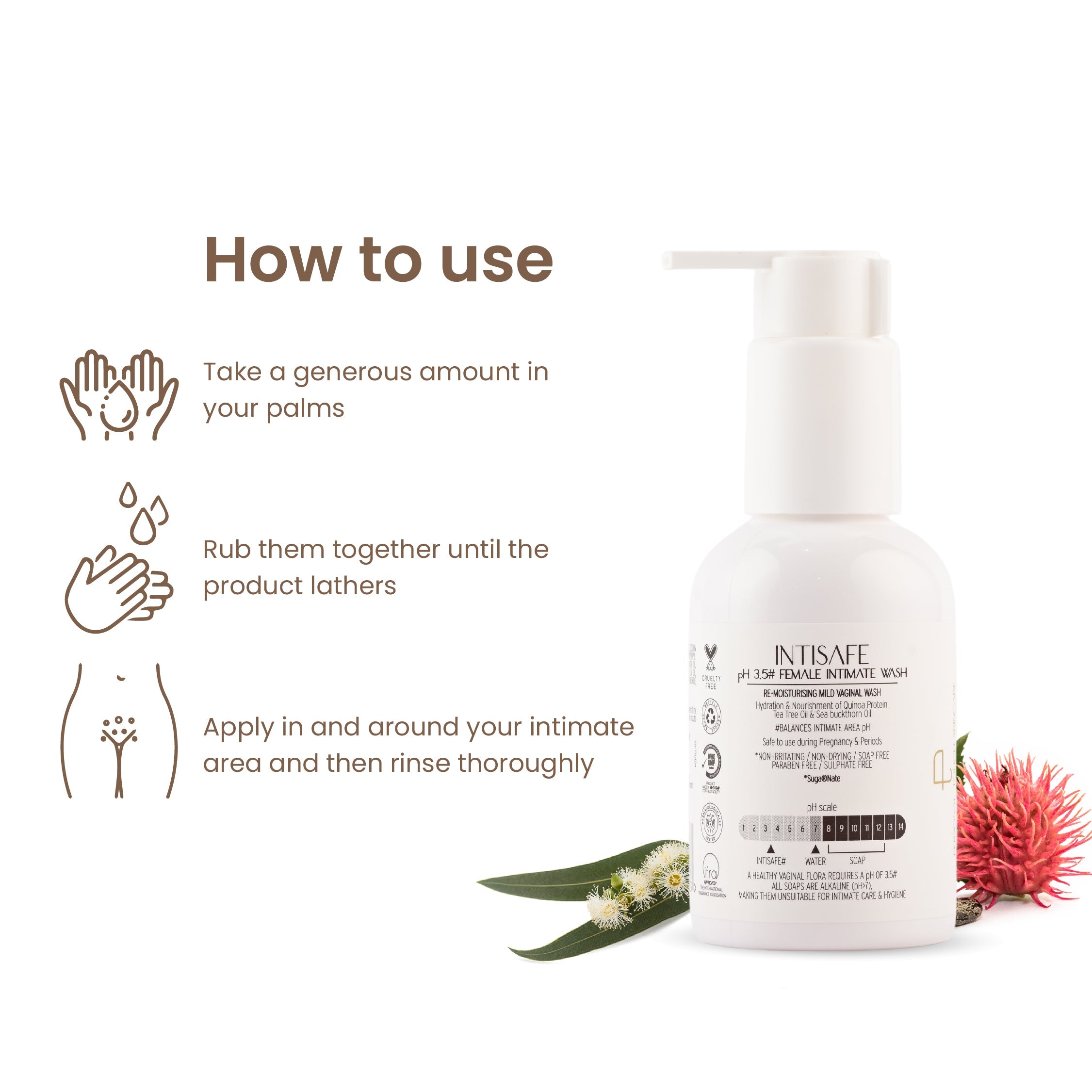 Personal Touch Intisafe Ph 3.0 Intimate Wash 100ml