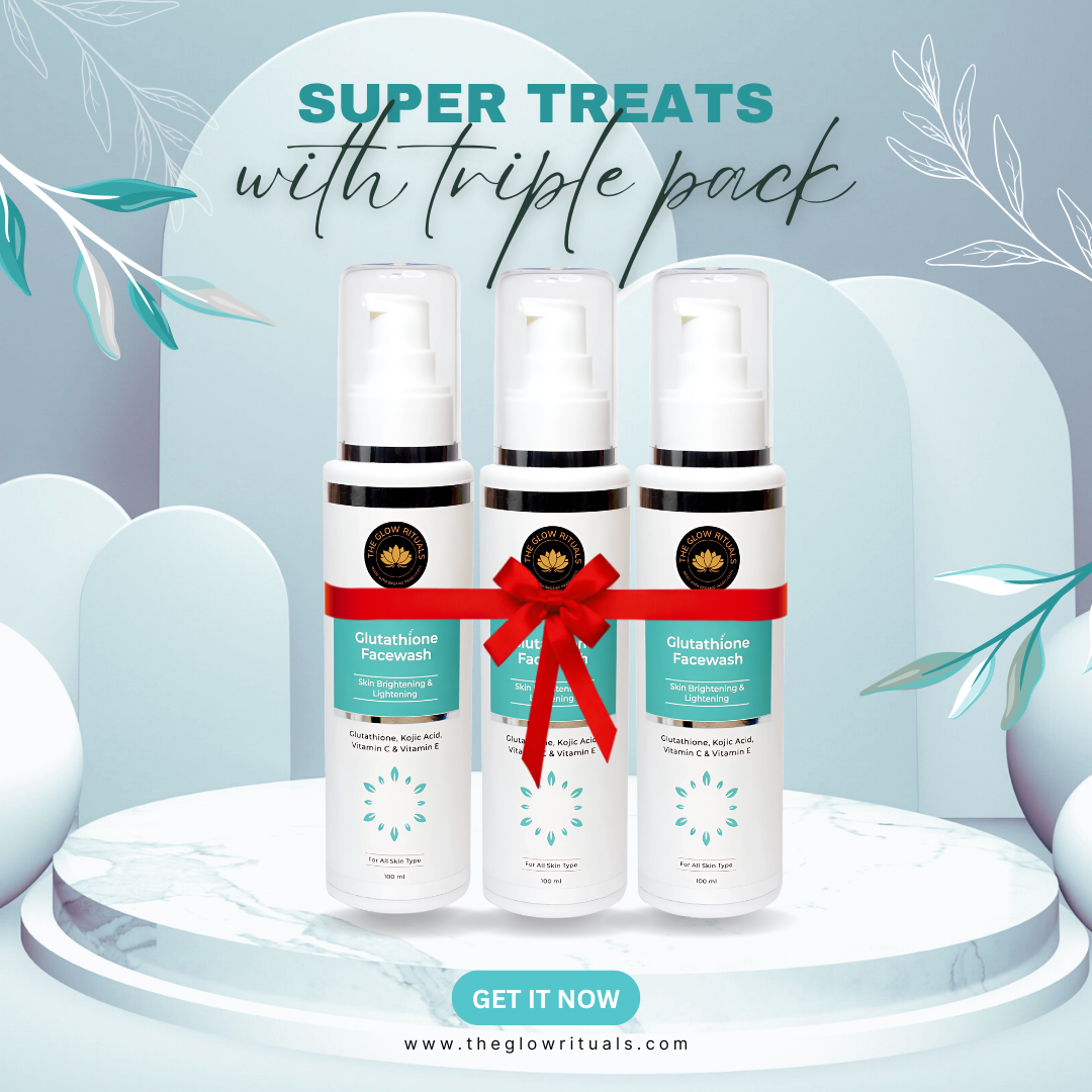 The glow rituals Glutathione Facewash - Combo Of 3