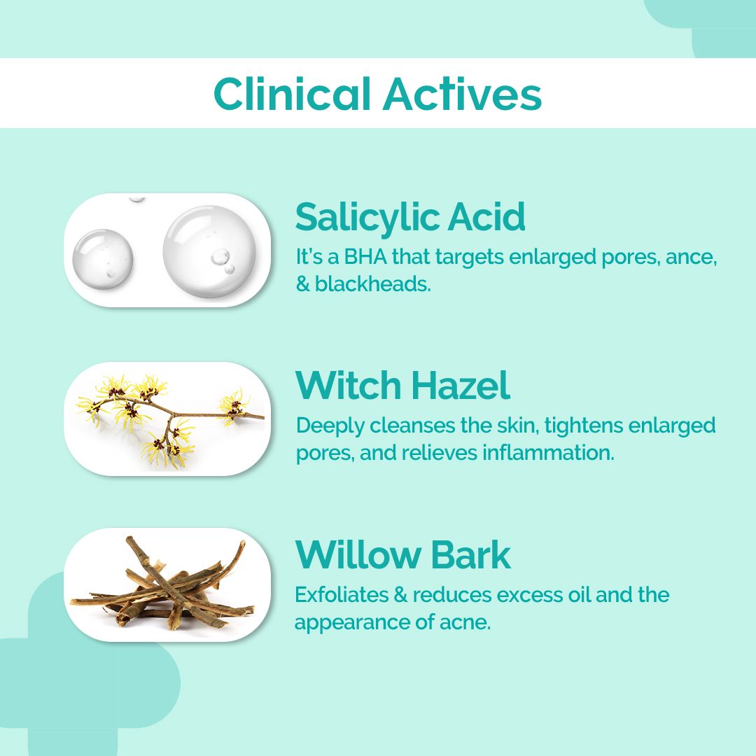 Derma Co Salicylic Acid Anti-Acne Combo (Face Wash + Serum)