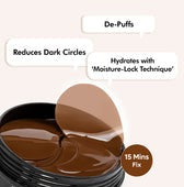 mCaffeine Coffee Hydrogel Under Eye Patches With Caffeine - 15 Pairs