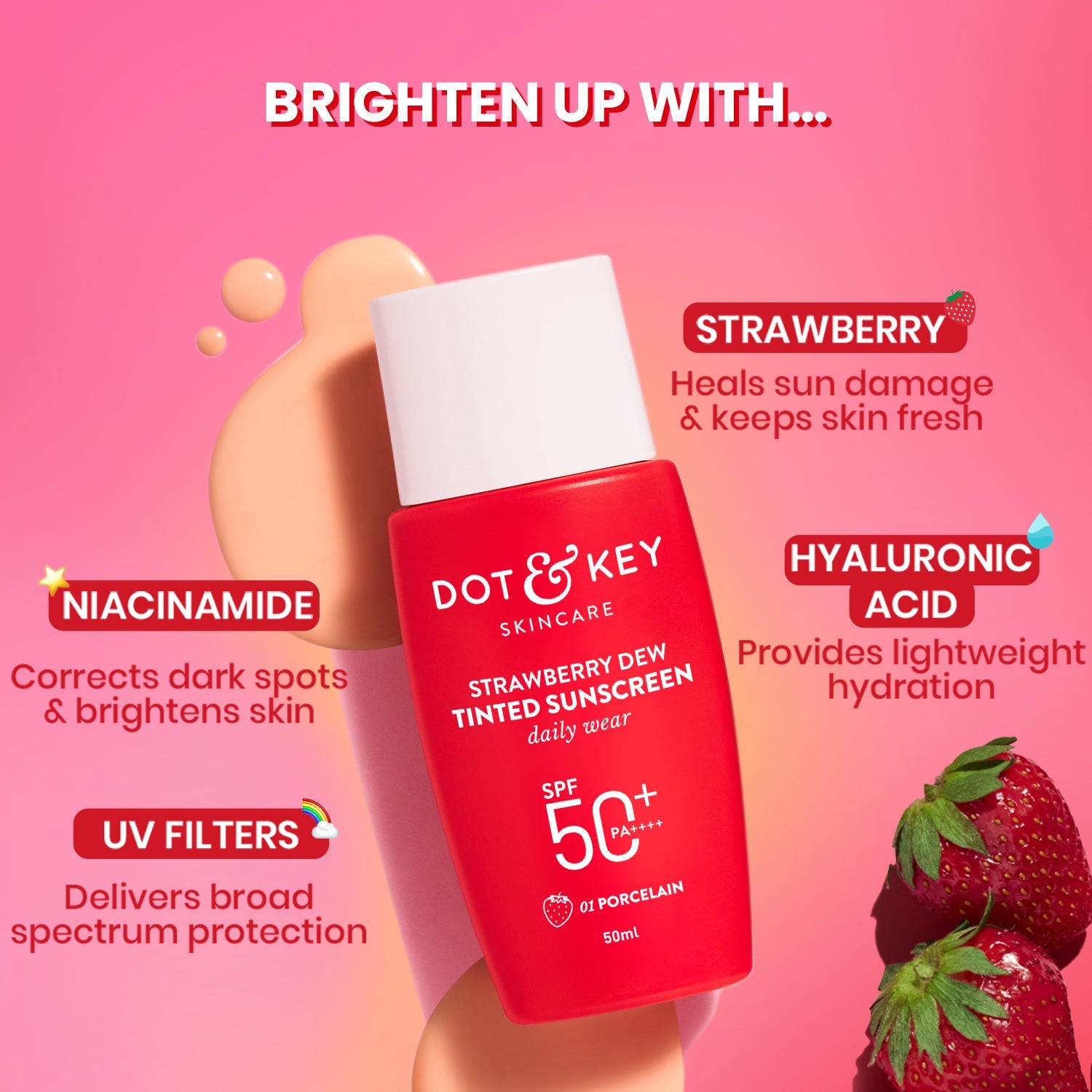 Dot & Key Strawberry + Niacinamide Bright Skin Duo - 80ml