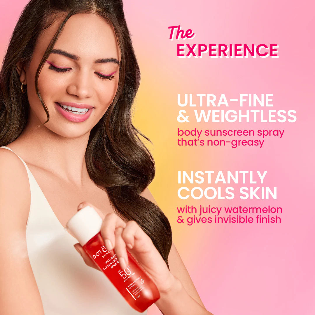 Dot & Key Watermelon body sunscreen + watermelon roll on